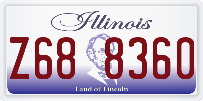 IL license plate Z688360