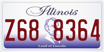 IL license plate Z688364