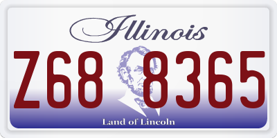 IL license plate Z688365