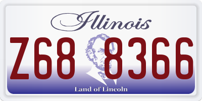 IL license plate Z688366