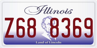 IL license plate Z688369