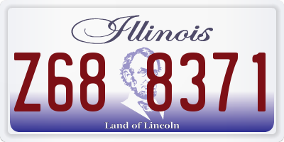 IL license plate Z688371