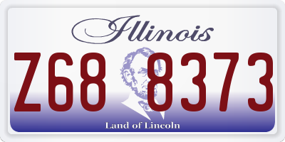 IL license plate Z688373