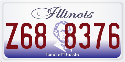 IL license plate Z688376