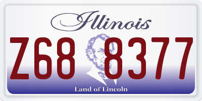 IL license plate Z688377