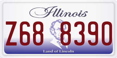 IL license plate Z688390