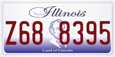 IL license plate Z688395