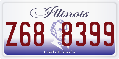 IL license plate Z688399