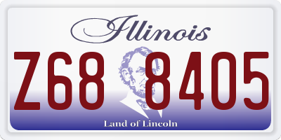 IL license plate Z688405