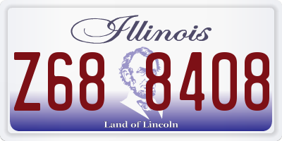 IL license plate Z688408