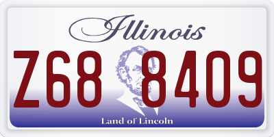 IL license plate Z688409