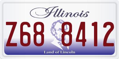 IL license plate Z688412