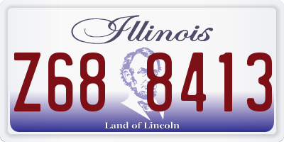IL license plate Z688413