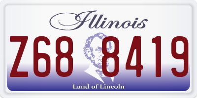 IL license plate Z688419
