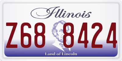 IL license plate Z688424