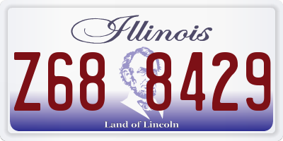 IL license plate Z688429