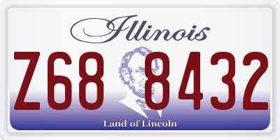 IL license plate Z688432