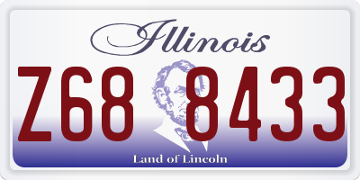 IL license plate Z688433