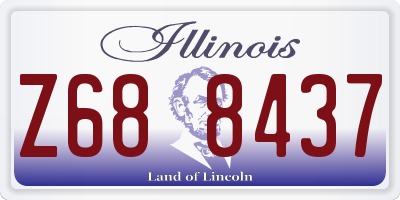 IL license plate Z688437