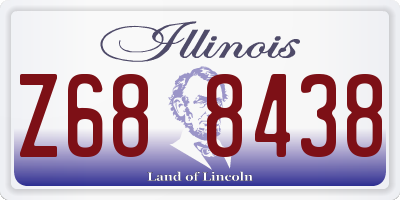 IL license plate Z688438