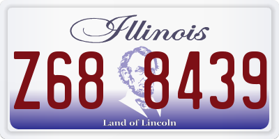 IL license plate Z688439