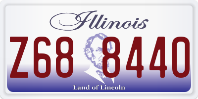 IL license plate Z688440