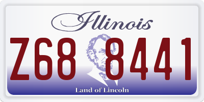 IL license plate Z688441
