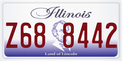 IL license plate Z688442