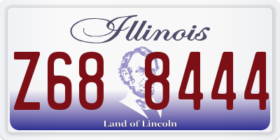 IL license plate Z688444