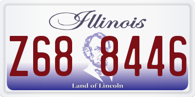 IL license plate Z688446