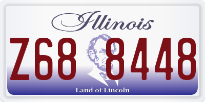 IL license plate Z688448