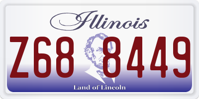IL license plate Z688449
