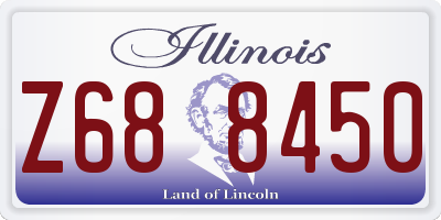 IL license plate Z688450