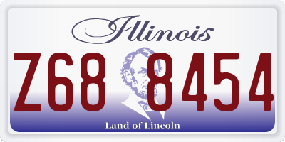 IL license plate Z688454