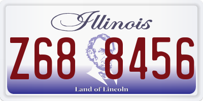 IL license plate Z688456