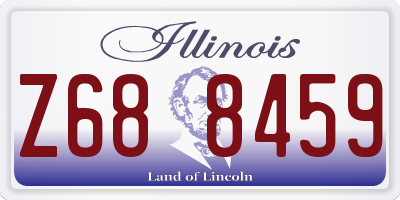 IL license plate Z688459