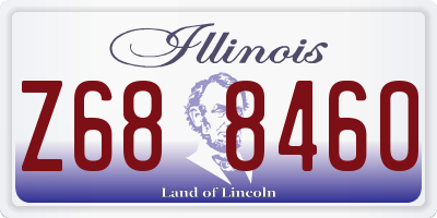 IL license plate Z688460