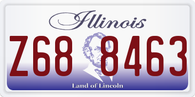 IL license plate Z688463