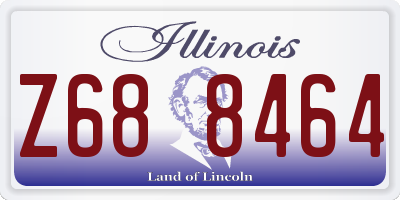 IL license plate Z688464
