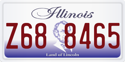 IL license plate Z688465