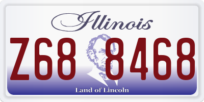 IL license plate Z688468