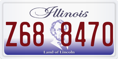 IL license plate Z688470