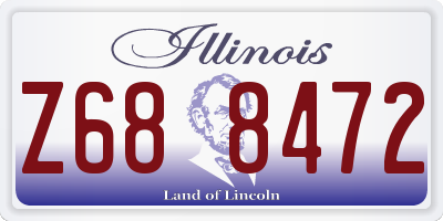 IL license plate Z688472