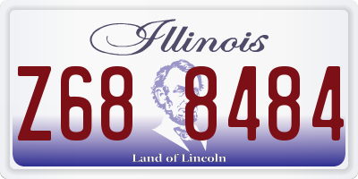 IL license plate Z688484