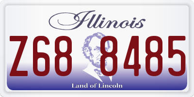 IL license plate Z688485
