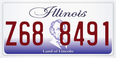 IL license plate Z688491