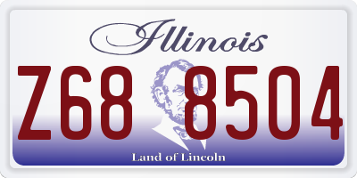IL license plate Z688504