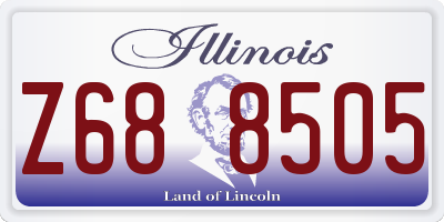 IL license plate Z688505