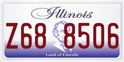IL license plate Z688506