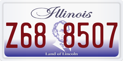 IL license plate Z688507